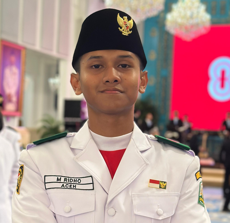 Muhammad Ridho, Siswa SMAN Modal Bangsa Aceh, Sukses Emban Amanah sebagai Komandan Paskibraka Nasional pada Peringatan Hari Lahir Pancasila